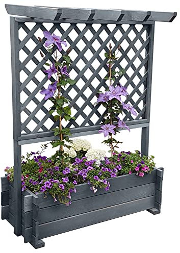 Promadino Rankkasten mit Pergola klein, grau