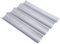 Baguette Backform, Brot Backen Zubehör, Backformen, Baguette-Backblech mit Antihaftbeschichtung für 4 Baguettes, Hochwertige Backform Baguette (38 x 33 x 2 cm) Silber