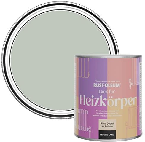 Rust-Oleum Green Heat Resistant Radiator Paint in Gloss Finish - Chalk Green 750ml