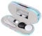 2 in 1 Double Sided Eyeglass Case - Contact Lens & Glasses Case with Built-in Mirror, Tweezer & Solution Bottle, Contact Lens Storage Box for Home & Travel