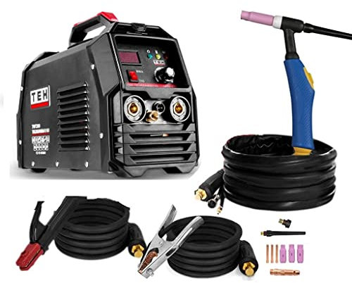 TEH Tools 200Amp Inverter TIG/ARC MMA Welding Machine TWT200 IGBT Professional Portable Small Compact Weldable Electrode TIG: 0.3-5.0mm MMA: 1.6-4.0mm 2-Year Warranty
