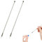 Cucchiai in Acciaio Inossidabile, Mini Micro Cucchiaio, Cucchiai da Laboratorio, Micro Cucchiaio da Laboratorio, Spatola da Laboratorio, Cucchiaio Spatola Laboratorio, 20cm, 2 Pezzi