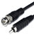 YSJJZRL Cable Adaptador BNC a RCA Cable Conector RCA Macho a BNC Macho para Sistema de cámara CCTV de vigilancia (5M)
