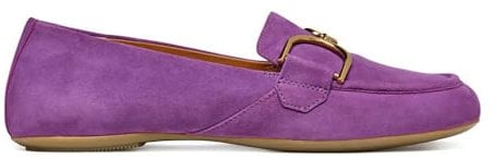 Geox D Palmaria J, Loafer Flat Donna, Viola, 42 EU