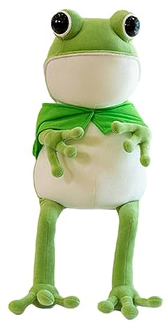 Baoblaze Plüsch-Frosch-Puppe, entzückende Frosch-Stofftier-Puppe, Cartoon-weiches Geburtstagsgeschenk, Frosch-Stofftier-Spielzeug, süßes Plüschtier für Sofa, 80CM