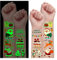 Leesgel Weihnachtsdeko Kinder Tattoo Weihnachten, 200 Stück Leucht Weihnachts Tattoo Kinder Kindertattoo Aufkleber Weihnachten Deko, Weihnachtsgeschenke Kinder Party Deko Spielzeug Nikolaus Geschenke