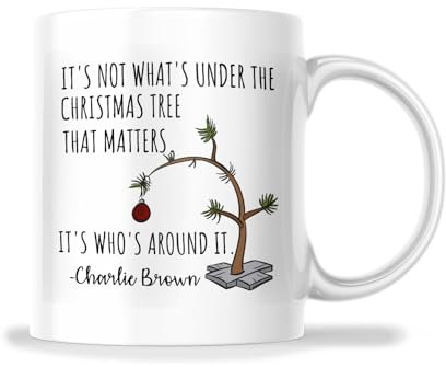 It's Not What's Under The Christmas Tree That Matters Mug - Charlie Christmas Mug - 11 Oz Mug Great Gift For Holiday Christmas - Premium Ceramic Dye Sublimation Mug - Printed In The USA AAMG0001