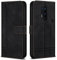 Bravoday Hülle für OnePlus 8 Pro - PU Ledertasche Handyhülle Mit Kartenfäch & Kickstand, Flip Schutzhülle Kompatibel Mit OnePlus 8 Pro, Schwarz