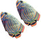ABOOFAN 2pcs Insulated Oven Mitts Heat Resistant Kitchen Gloves for Oven Pasta Cast Iron Skillet