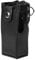 SUNDELY Carrying Case Holder Holster Pouch Bag Compatible with Motorola Radio GP320 GP328 GP340 GP380 HT1250 PR860 PRO7150 Walkie Talkie with Strap & D Ring (PU Case with Metal Belt Clip)