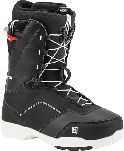 Nitro Tangent TLS Bottes de Snowboard pour Hommes, Noir, 27.5