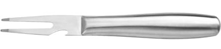 Meat Serving Fork, Cutlery Carving Fork - Stainless Steel 2 Prong Kitchen Fork Bottle Opener | Portable Meat Carving Fork for BBQ,