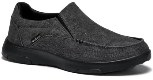 OrthoComfoot Botas de senderismo casuales para hombre, W2 Black, 44 EU