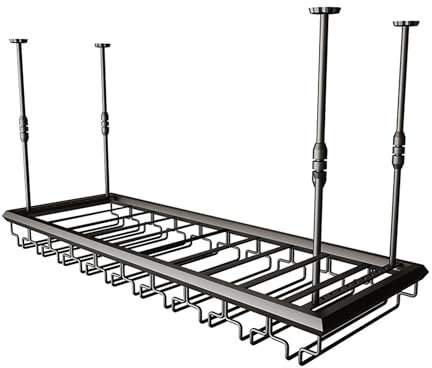 Weinregal Hängend Wand Metall Flaschenregal Schmal Wine Rack Bar Regal Wand Weinschrank Hausbar Barschrank Weinständer mit Weinglashalter Mini Bar Vitrine Hängend für Bartheke Wohnzimmer(100*30cm)