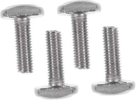 MUCKLILY 4stücke Teiliges Edelstahl T-bolzen Mit Gewinde Hochwertige Schrauben Für T-nut Adapter Korrosionsbeständig Für Industrielle Anwendungen Professionelles Design Für Einfache