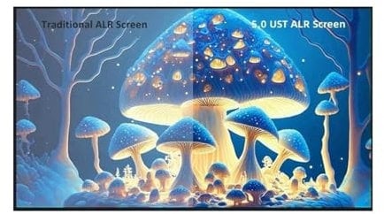 smart home 5.0 UST ALR Projector Screen Fixed Frame Ambient Light Rejecting For Ultra Short Throw Projector 4K 8K 3D screen(110 inch)