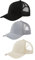 Lot 3 Casquettes Trucker Unisexes – Casquette Baseball Souple Homme Femme – Chapeau Sport Été Snapback – Pack Casquettes Coton (FR/ES, Alpha/Lettres, Taille Unique, Standard, Pack 1)