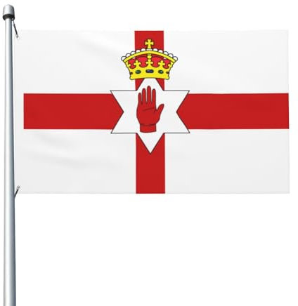 Flagge Nordirlands,3X5FT Doppelseitige Fahne – Gartenfahnen im Freien, perfekt für Schlafzimmer und Garten