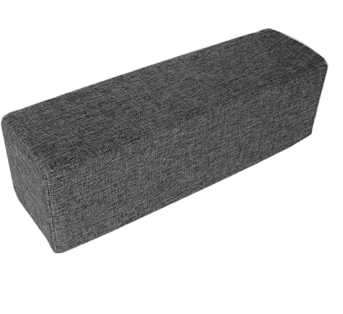 DUOLEH Gepolstertes Kissen für Sofa-Armlehne Lesekissen | 40x25x15cm, Bettlückenfüller für Kopfteil und Matratze, Couchbett, Armlehne, Stützkissen, Nackenkissen mit Reißverschluss