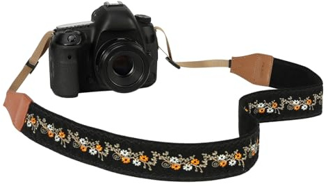 MoKo Camera Strap, Premuim Cotton Canvas Braided Adjustable Universal Sling Shoulder Neck Belt for All DSLR Digital Camera Canon, Fuji, Nikon, Olympus, Panasonic, Pentax, Sony