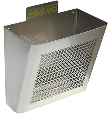 Arregui E2337 Cesta de Publicidad de Acero Inoxidable, 11,5 L, INOX