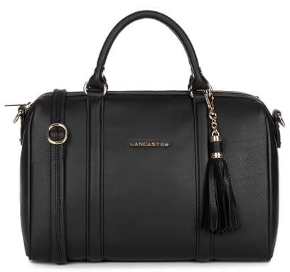 LANCASTER Mademoiselle Ana große Tasche, Schwarz, Einheitsgröße, einfach, Schwarz, Taille unique, Einfach