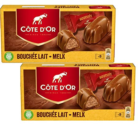 Cote D'Or Chocolat Bouchée au Lait 25 g - lot de 2