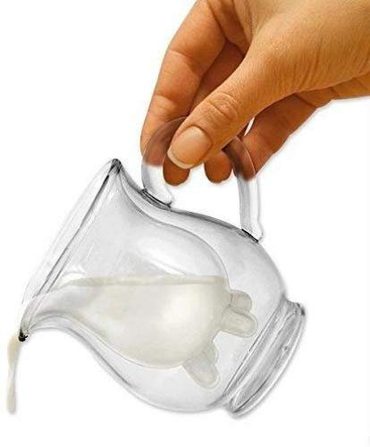 Carafe double paroi pis de vache pot à lait