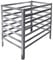 shelfplaza® Home Composteur 900l galvanisé/Composteur Jardin 100x100x90 cm/métallique composteur de Jardin 900l capacité comme bacs à Compost de Jardin pour composts et déchets de Jardin