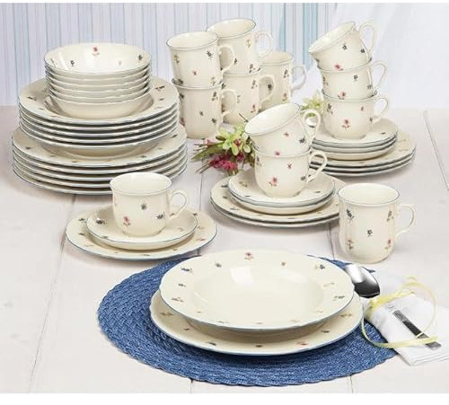 Seltmann Weiden Marie-Luise Streublume Kombiservice 42-tlg. Porzellan mehrfarbig