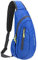 PivotWing Sling Bag Brusttasche Herren Kleiner Rucksack Damen Shoulder Crossbody Crossover Bag Mini Rucksack Klein Schultertasche Brust Tasche Rucksäcke Sporttasche Umhängetaschen Crossbag Blau