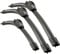 Trades-Best Front- und Heckscheibenwischer Set für ForTwo | Typ 450 | 2004-2007