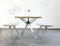 super-diy Design Tischfüße Spyder Edelstahl | Wohnzimmertisch | Esstisch | Gartentisch | Bürotisch | 100% Made in Germany | Innen- und Außenbereich | Bauhaus-Design | Menge: 2 Stück |