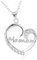 GUOYU Cadeaux Maman Collier Maman Femme,Cadeau Fete des Meres,Cadeaux Fête des mères pour Maman,Cadeaux Noël pour Maman,Cadeau d'anniversaire Femme (argent)
