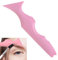 Modello di Eyeliner in Silicone, Guida per Quick Eye Makeup Flessibile, Stencil Makeup (Rosa)
