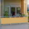 Balkonsichtschutz Schattiernetz 70 x 900 cm Wetterschutz Wasserfest Windfest Baldachin HDPE aus Starken Material für Balkon Garten Balkongeländer, Creme Farben