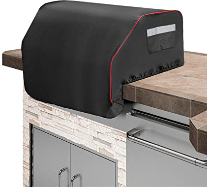 81.3 cm Einbaugrill Abdeckung für Bull 45005 Eingebaute Gasgrill Top Cover | Exakte Passform für Bull 45005 Eingebauter Gasgrill, wasserdicht, UV-beständiges Gewebe, praktischer Griff