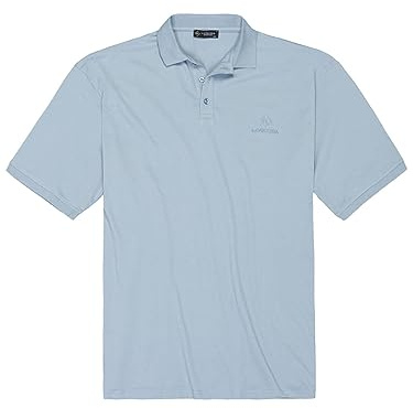 Lavecchia Übergrößen Poloshirt Herren Polo Shirts Kurzarm Shirt LV-1000 (Hellblau, 6XL)