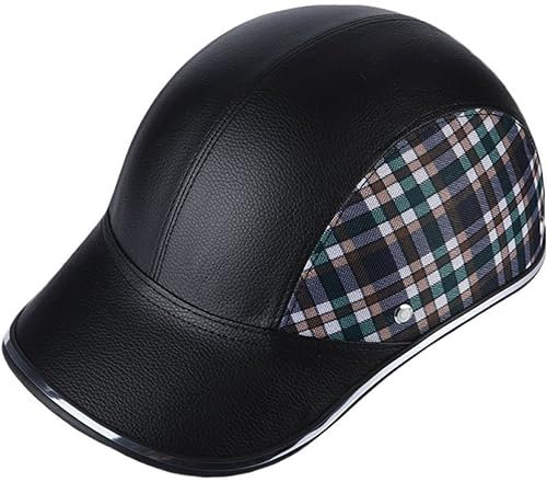 Caschi Cromwell Casco Scodella Vintage Jet Omologato DOT/ECE, Mezza Casco Cruiser Chopper Motociclista Adulto Scooter per Uomini E Donne 4,54CM-62CM