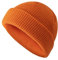 Beanie Mütze für Herren und Damen,Warme Winter Mütze,Weiche Strickmütze,Unisex Strickmütze für Winter und Herbst Orange