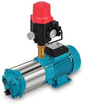 Pompe à eau 1300 W Pompe de jardin auto-amorçante Pompe centrifuge Arbre en acier inoxydable Max. 4000 l/h Disjoncteur thermique de protection du moteur IP44