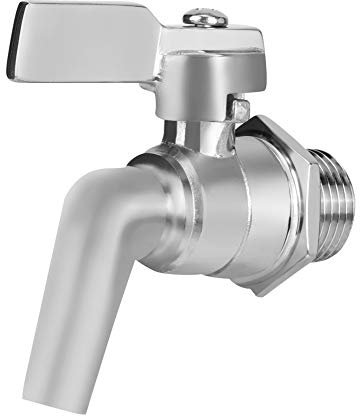 OUKENS Grifo De Barril, Grifo De Cerveza Ajustable De Acero Inoxidable, Grifo para Dispensador De Bebidas De Barril Casero