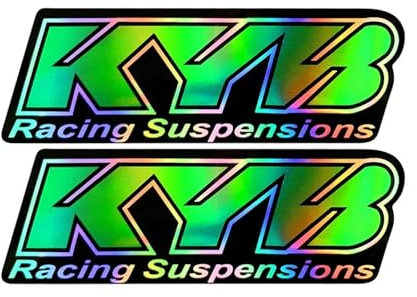 2 Pezzi Adesivi Moto Motocross Forcella Sospensione Decalcomania Logo Bici (Colore : A, Size : Normalcy)