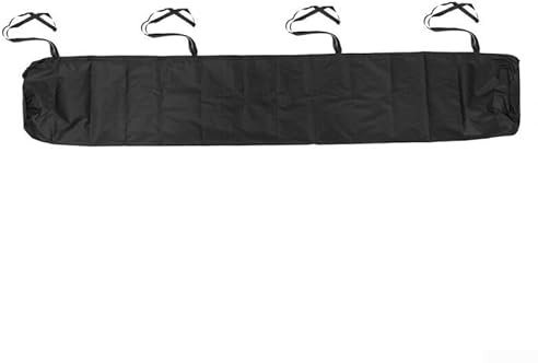 Hasaller Wasserdichte Abdeckung für Vordächer, Staubschutz für Terrasse, manuelle Markise, konserviert und pflegt Markise (5 m schwarz)