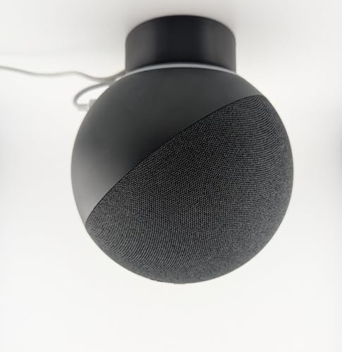 Generic Ceiling Mount for Alexa Echo 4th Gen Speaker, Ceiling Adapter for Echo, Black