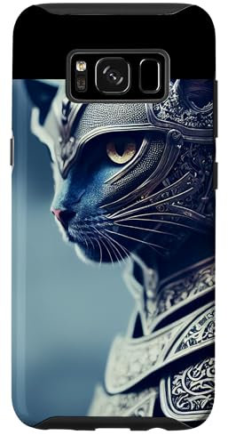 Hülle für Galaxy S8 Wild Warrior Cat Illustration Novelty Graphic Designs Outfit