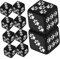FOYTOKI 10 Stücke Harz Würfel Set Muster 16mm Würfel Spiel Spielzeug Party Favor Zubehör Geeignet Für Indoor/Outdoor