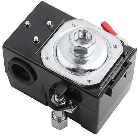 ITCLEYMDZV Luftdruckschalter, Einzelanschluss-Druckschalter for Luftkompressor 135 175 PSI Heavy Duty 26 Ampere, Druckluftwerkzeugteile und Zubehör