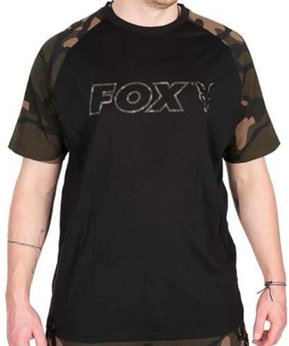 Fox Black/Camo Outline T-Shirt - Angelshirt