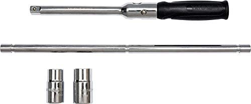 TOOLTRADERS Klappbares Radmutternschlüssel Radschraubenschlüssel 4-Tlg. Radschlüssel Radkreuz Kreuzschlüssel Reifenwechsel PKW